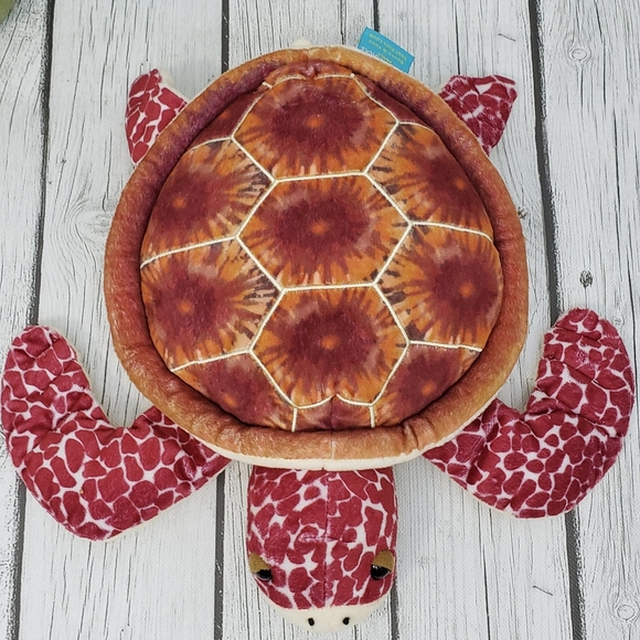 Loggerhead Life: "Luna" Turtle Plush Toy with Puppet Pocket - Picture 2 of 6